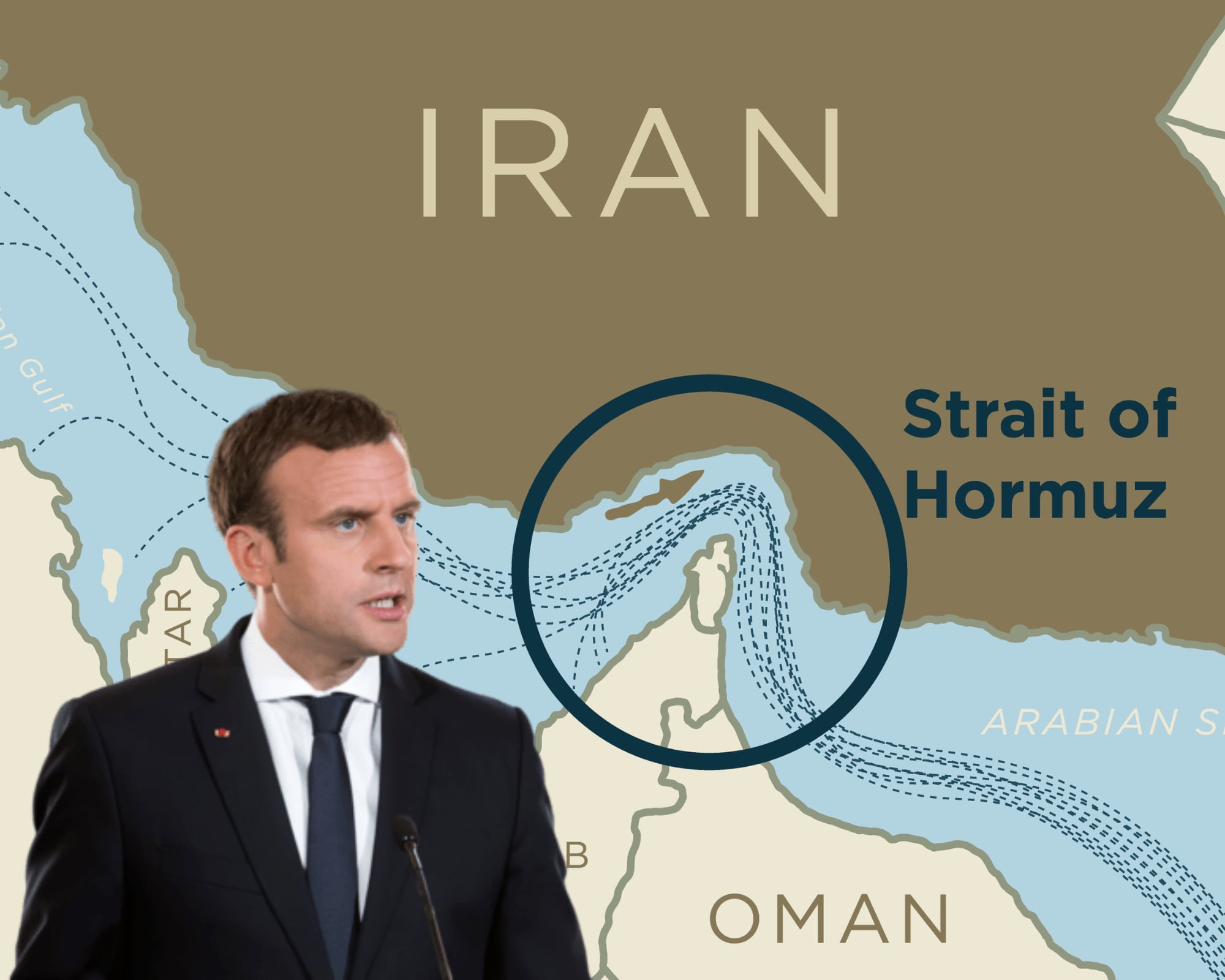 El mandatario francés rechazó participar en los operativos que Donald Trump ha convocado para garantizar el flujo de buques por el estrecho.
(Foto:    Getty / Caracol Radio)