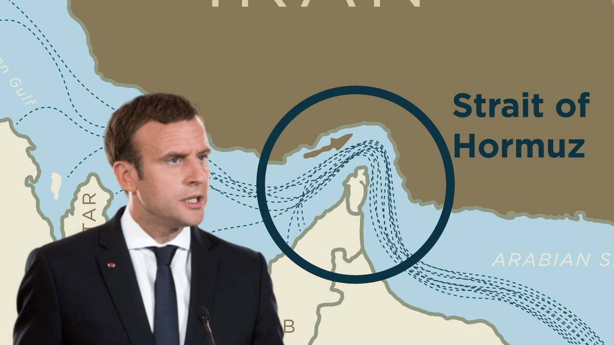 Macron: Francia no participará en operaciones para abrir estrecho de Ormuz