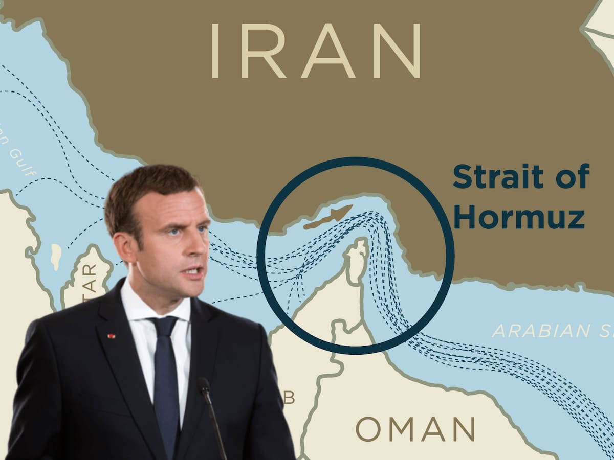 Macron: Francia no participará en operaciones para abrir estrecho de Ormuz