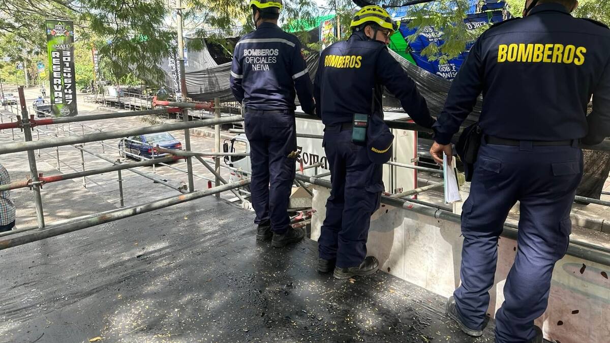 Bomberos de Neiva, activos 24/7 para responder a emergencias en temporada de San Pedro