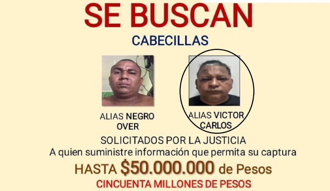 Cartel de los más buscados