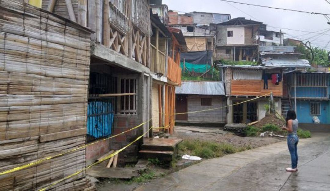 En asentamiento Milagro de Dios en Armenia se presentó el asesinato de una mujer