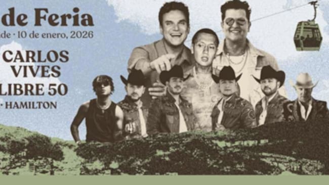 CONCIERTO FERIA DE MANIZALES CREDITO TICKET MASTER