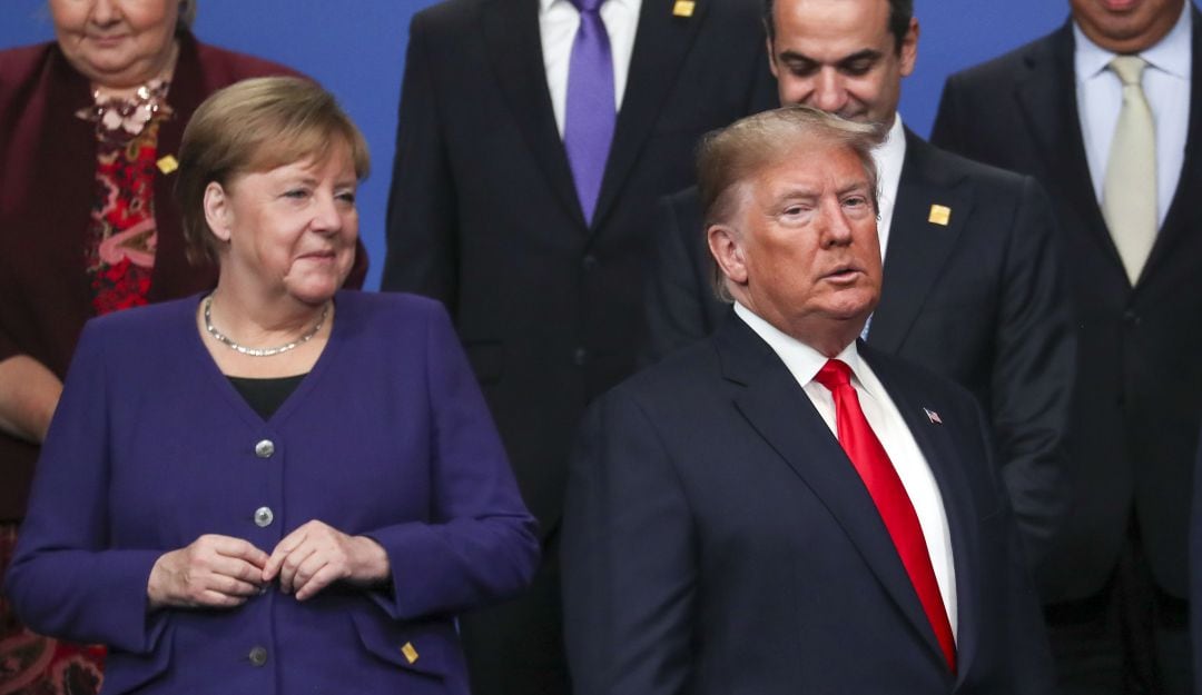 Trump en una cumbre internacional 