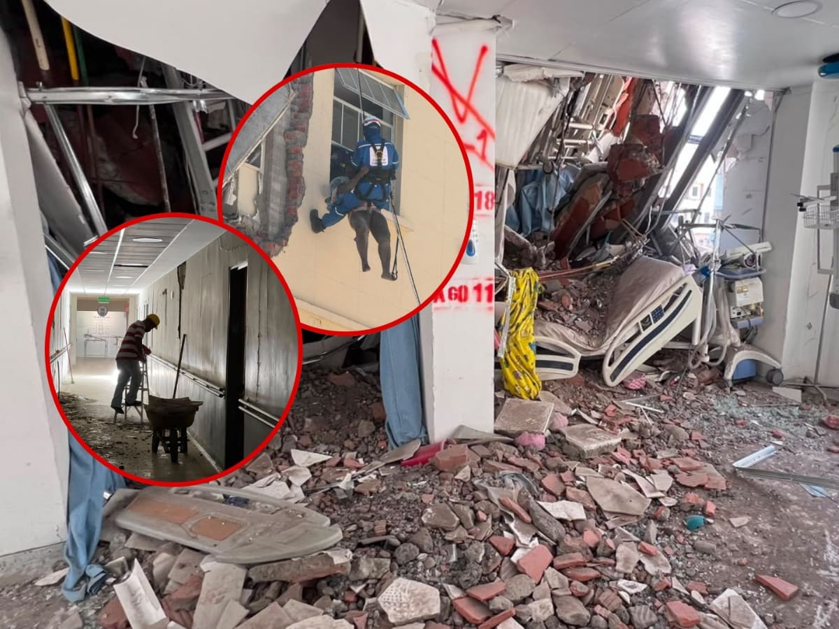 A una semana del terremoto, continúa la búsqueda de cinco personas en el HUV en Cali