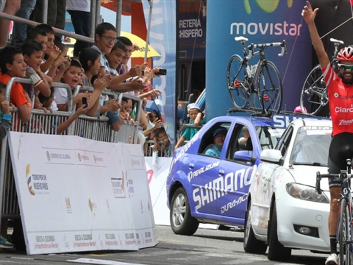 Camilo Gómez se queda con la séptima etapa de la Vuelta a Colombia