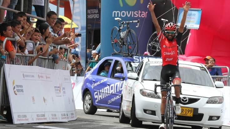 Camilo Gómez se queda con la séptima etapa de la Vuelta a Colombia
