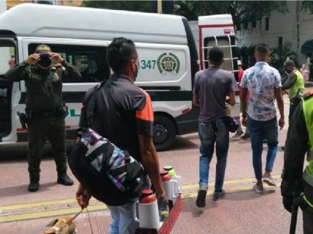 En una semana, más de mil comparendos en la Localidad 1 de Cartagena