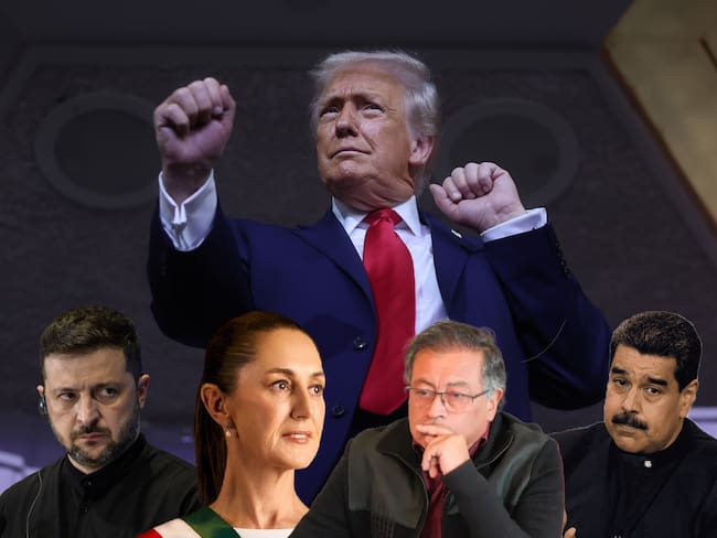 El presidente de Estados Unidos habló sobre los operativos militares contra el narcotráfico en Latinoamérica y también se refirió a Colombia y a Ucrania.
(Foto: Caracol Radio / Getty / Cortesía )