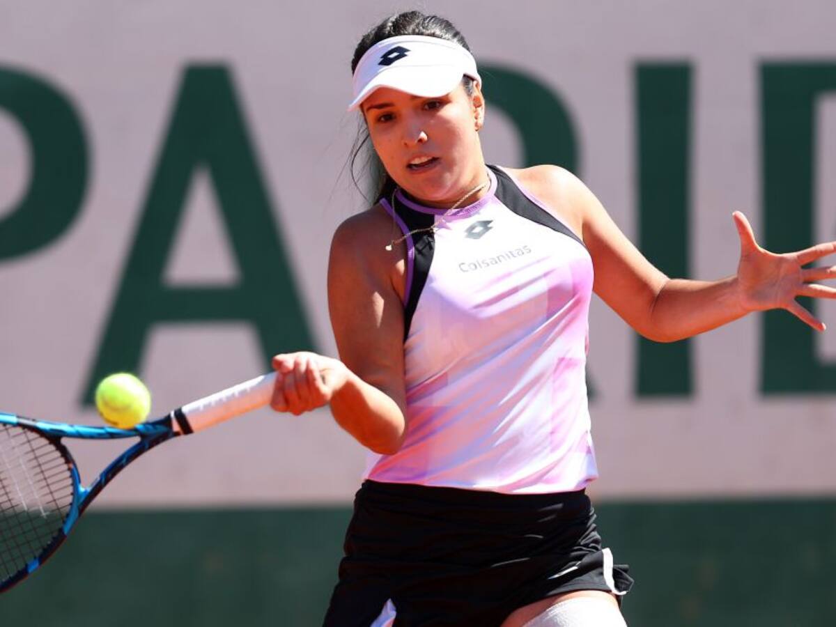María Camila Osorio se despidió en la primera ronda de Roland Garros
