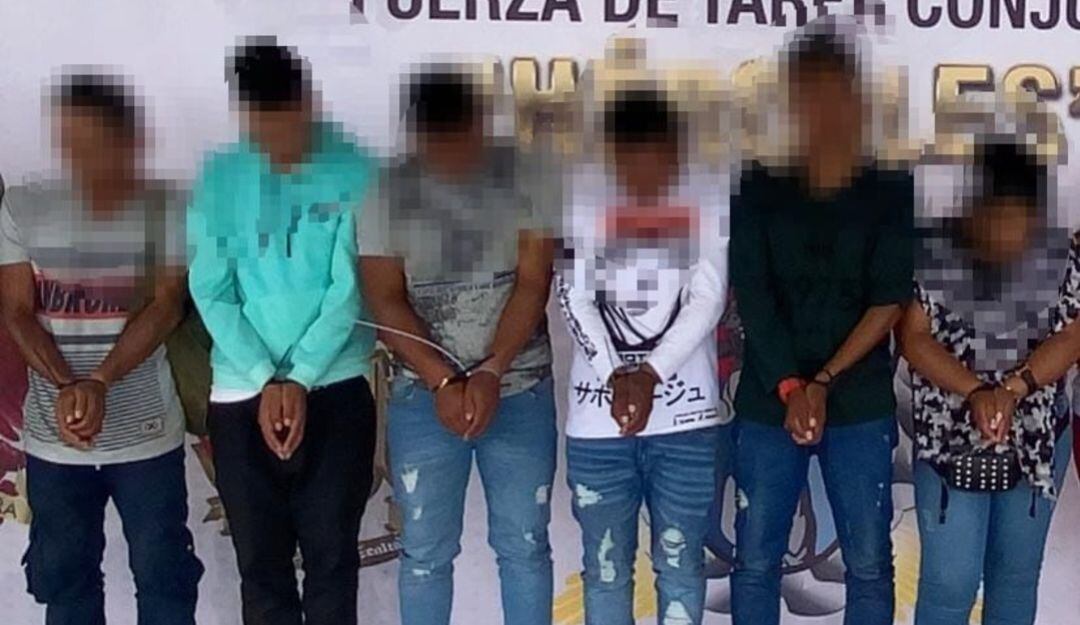 Presuntos integrantes de la estructura 'Urías Rondón'