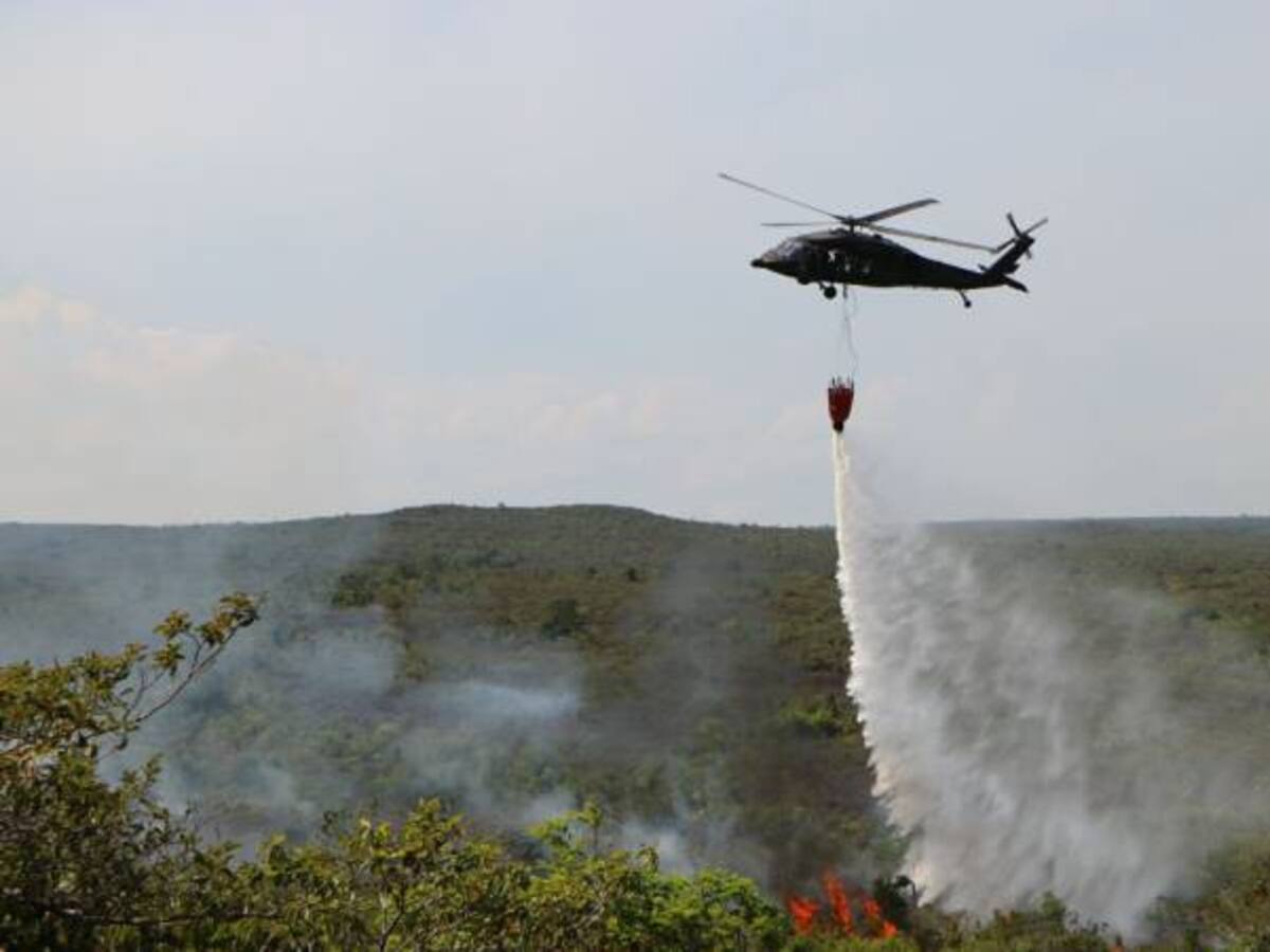 Incendios forestales siguen activos en zonas rurales del Meta y el Guaviare