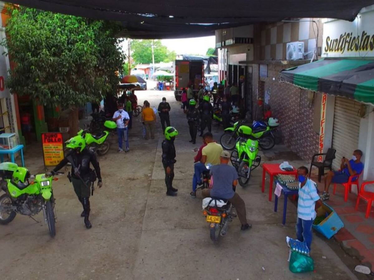18 policías del sur del Magdalena dan positivo para COVID-19
