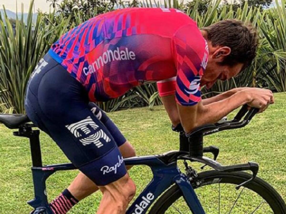 ¡A fondo! Así se entrena Rigoberto Urán durante el aislamiento preventivo