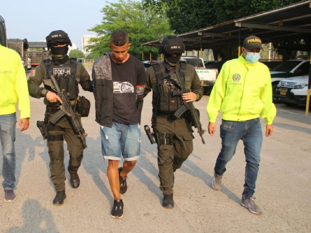 Cayó alias ‘Bairon’, presunto homicida de un policía en el sur de Bolívar