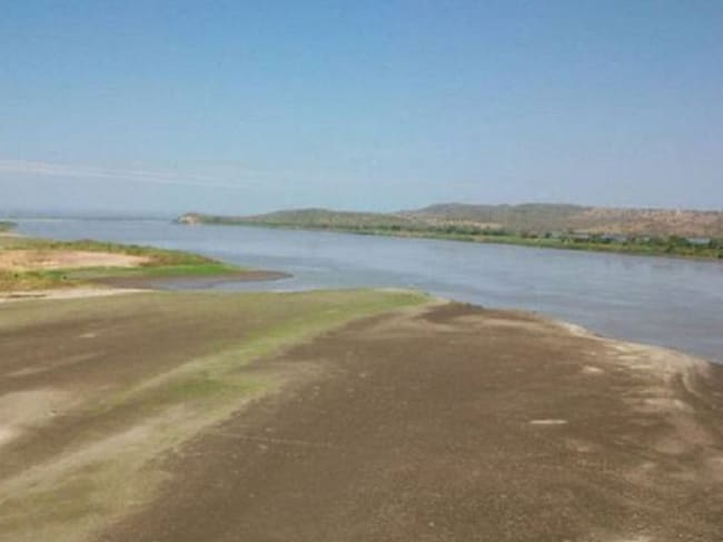 Histórico descenso de niveles del río Magdalena