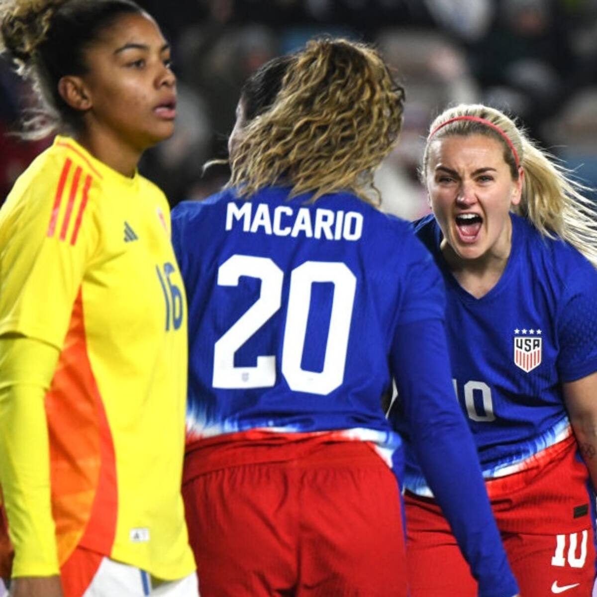 Colombia se estrena con derrota en la SheBelieves Cup frente a Estados Unidos