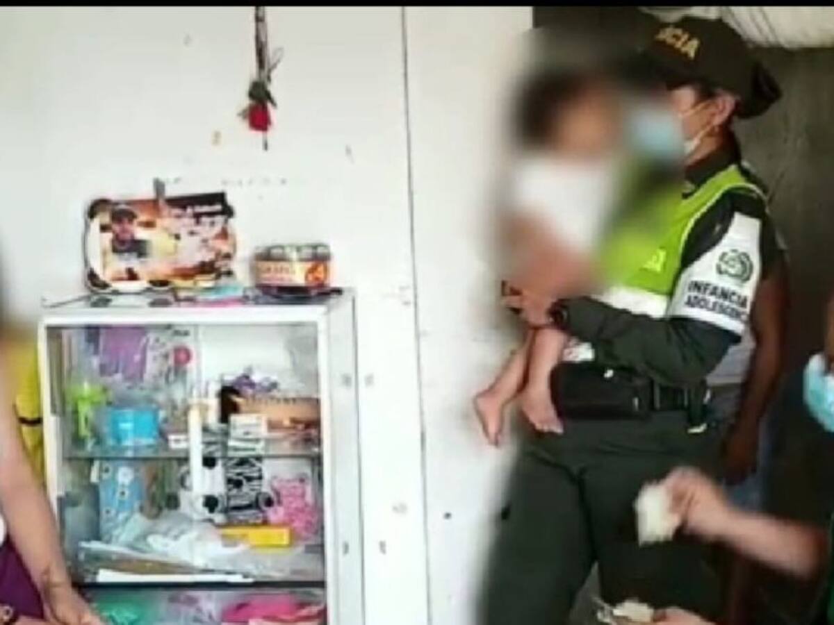 Bajo custodia del ICBF quedó un bebé maltratado por su mamá en Barranquilla