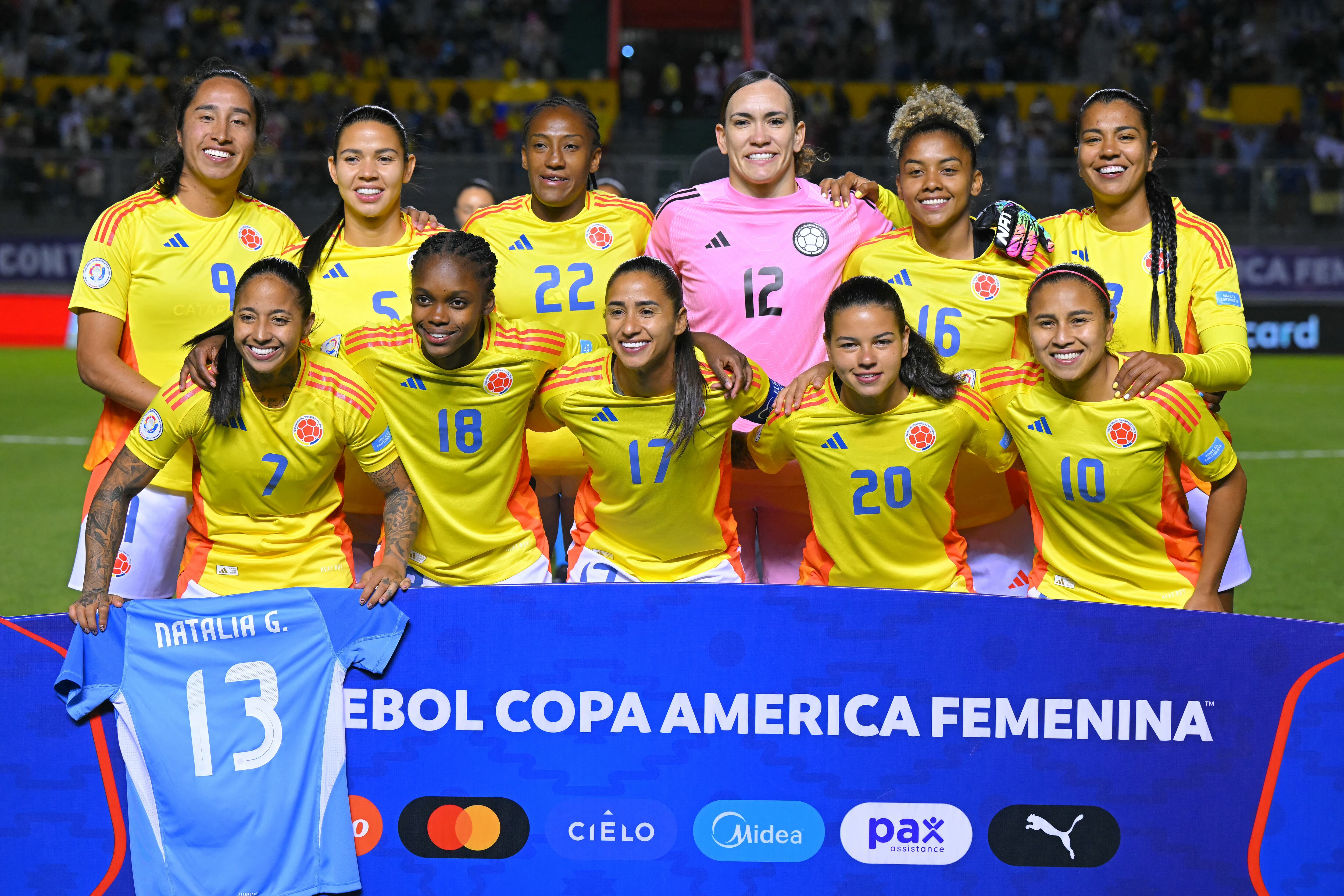 Once titular de la Selección Colombia en su estreno en la Copa América femenina ante Venezuela. (Photo by RODRIGO BUENDIA/AFP via Getty Images)