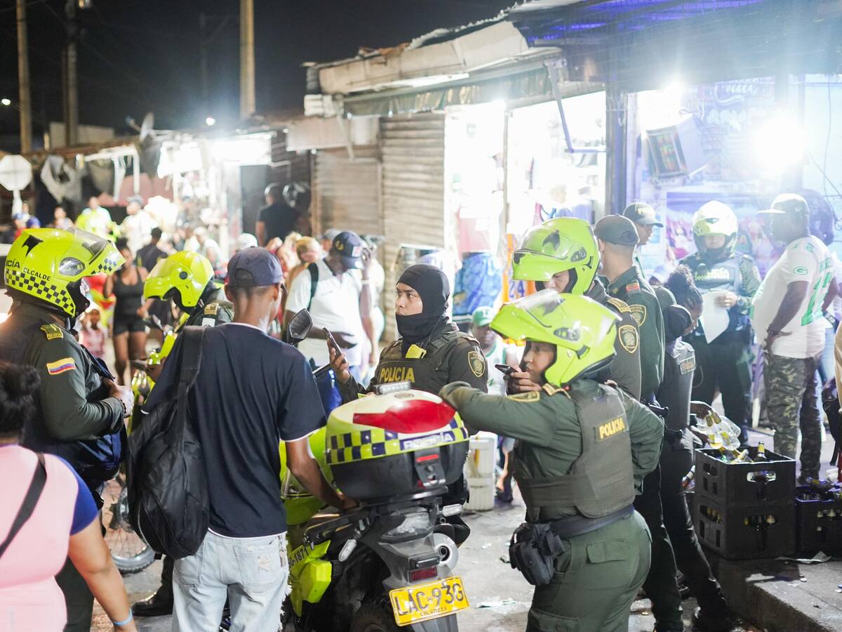 Primeros resultados tras operativos con nuevos policías en Cartagena
