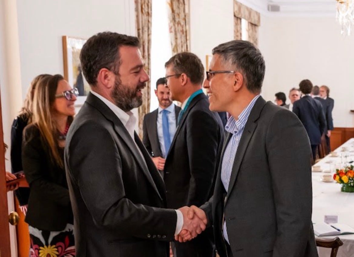 Reunión entre Galán y representantes del gobierno de Estados Unidos. Foto: Alcaldía de Bogotá.