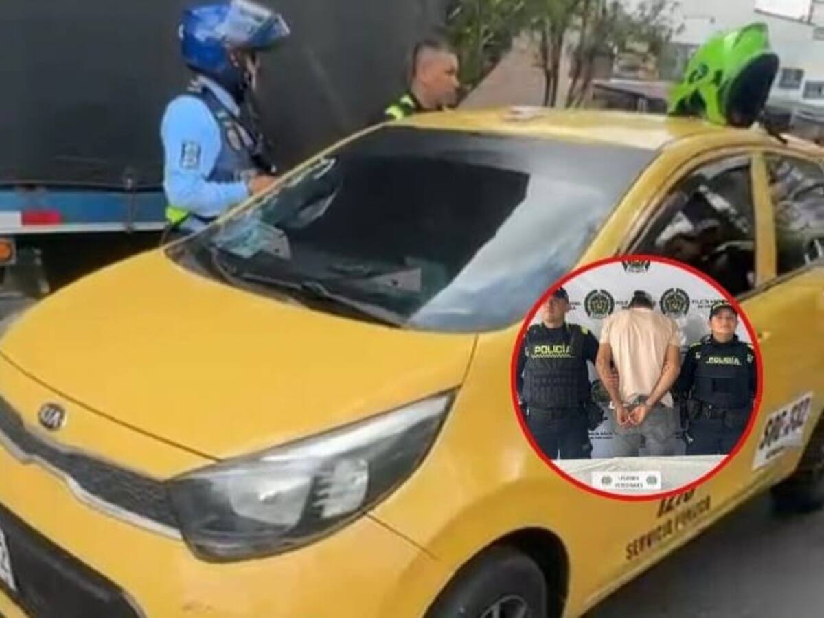 Capturan a taxista en Armenia por herir a un conductor con arma traumática