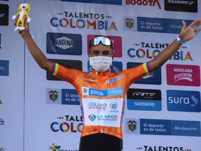 Yesid Pira, de domiciliario a líder de la Vuelta a Colombia
