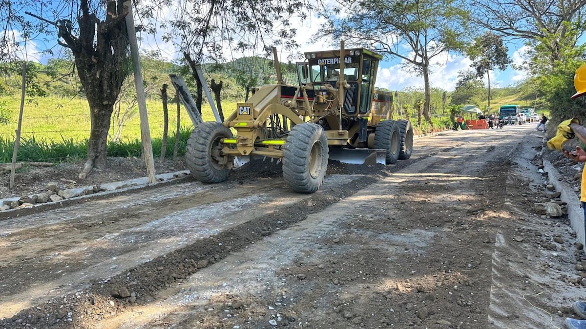 Siguen suspendidas las obras en la vía Arma La Pintada en Aguadas, Caldas