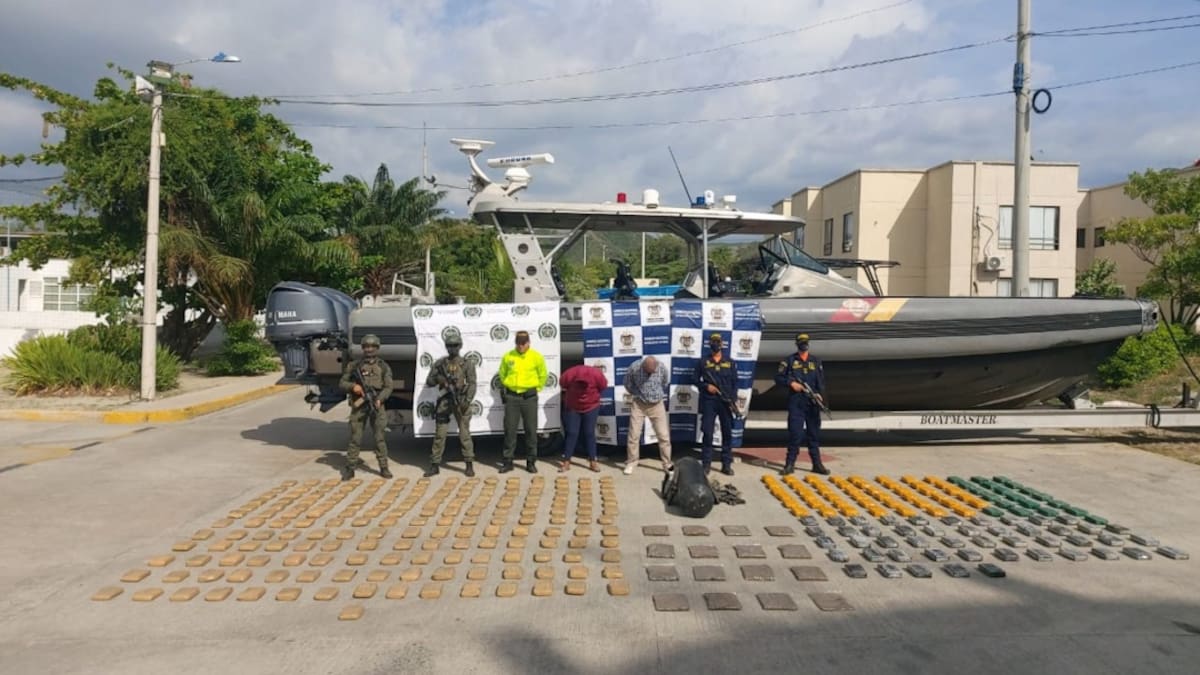 Incautan más de 200 kilos de drogas en zona turística de Santa Marta