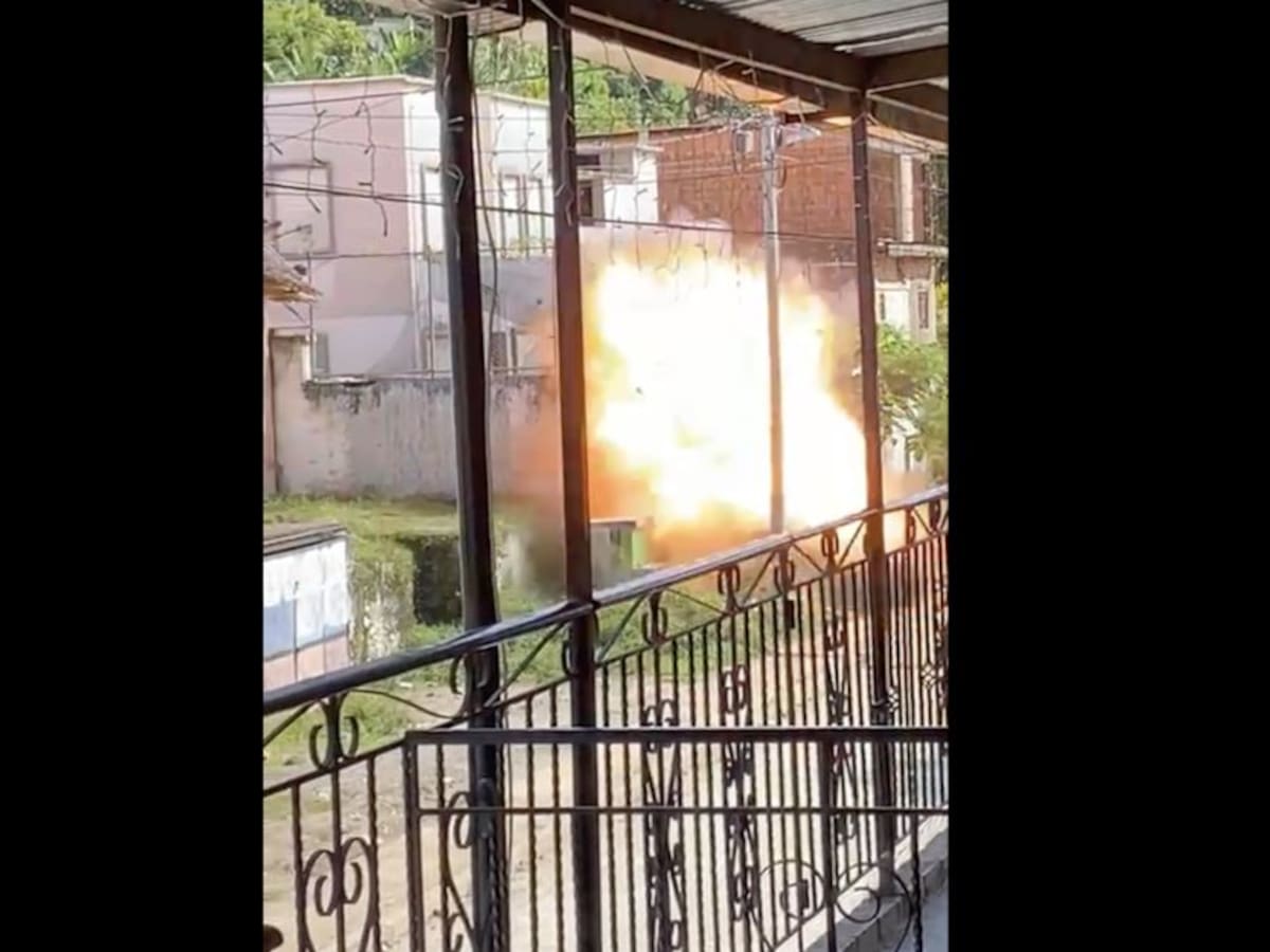 Un policía herido por 'Motobomba' en Suárez, Cauca