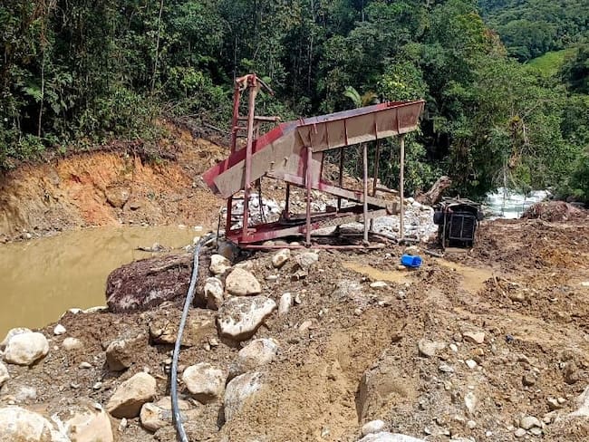 Autoridades intervinieron una mina en Sonsón que producía $900 millones al mes