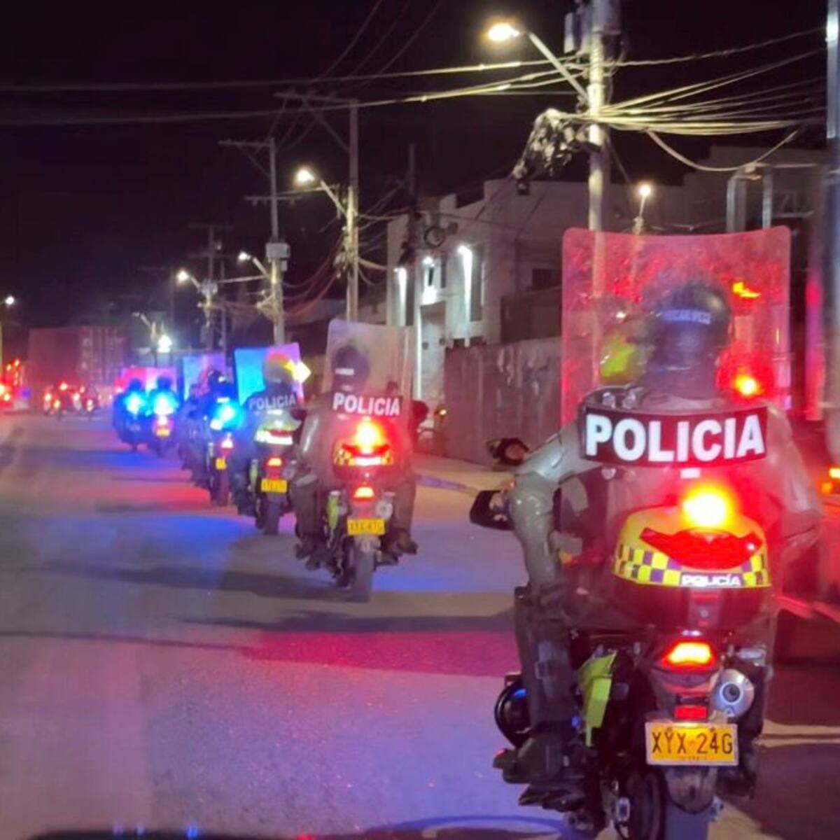Con caravanas de seguridad se atacaron delitos de impacto en Cartagena