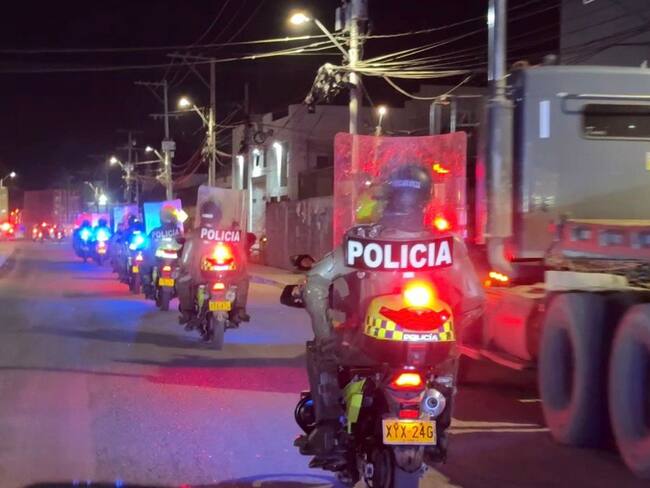 Con caravanas de seguridad se atacaron delitos de impacto en Cartagena