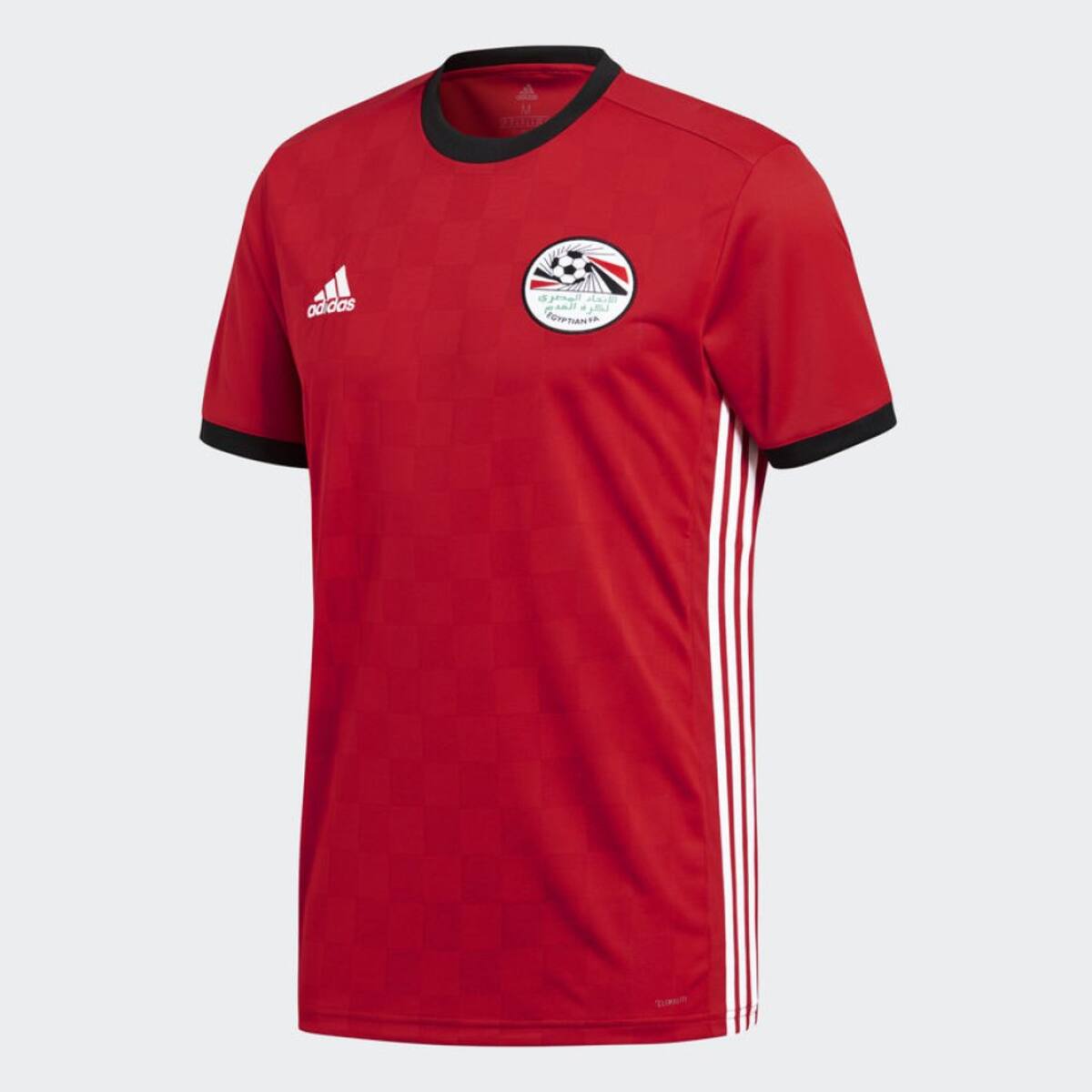 Adidas vestirá a la selección que vuelve a disputar un mundial tras 27 años de ausencia. En esta prenda se evidencia un patrón ajedrezado y el color blanco a los lados.