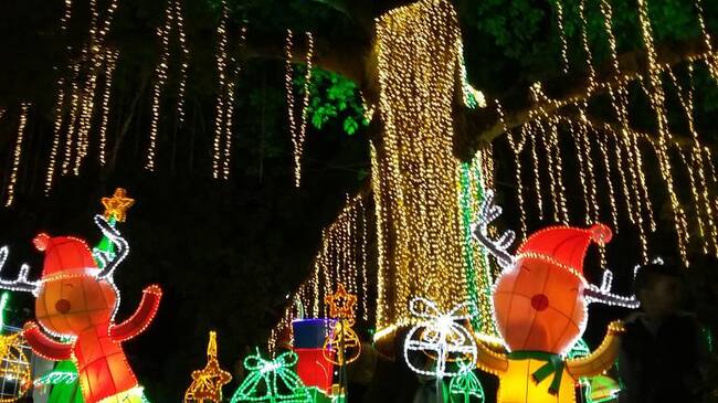 85 personas laboraron en la fabricación de las figuras.