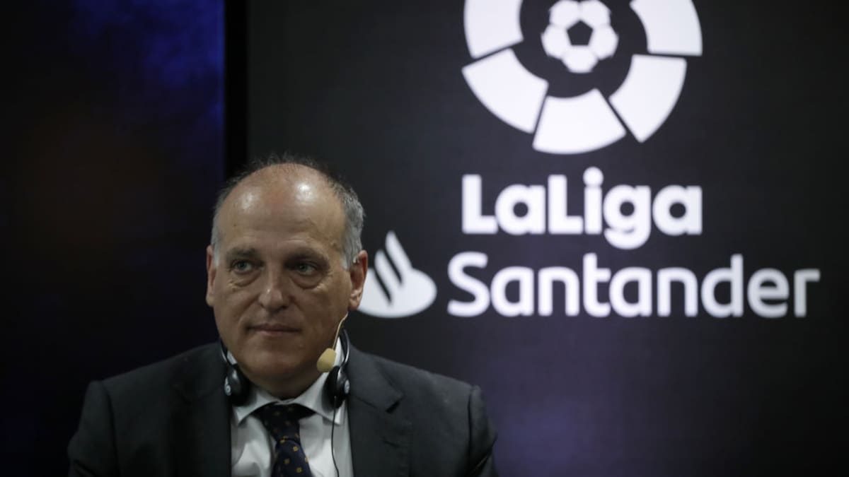 Real Madrid pide la salida del presidente Javier Tebas por “dañar la imagen del fútbol español”