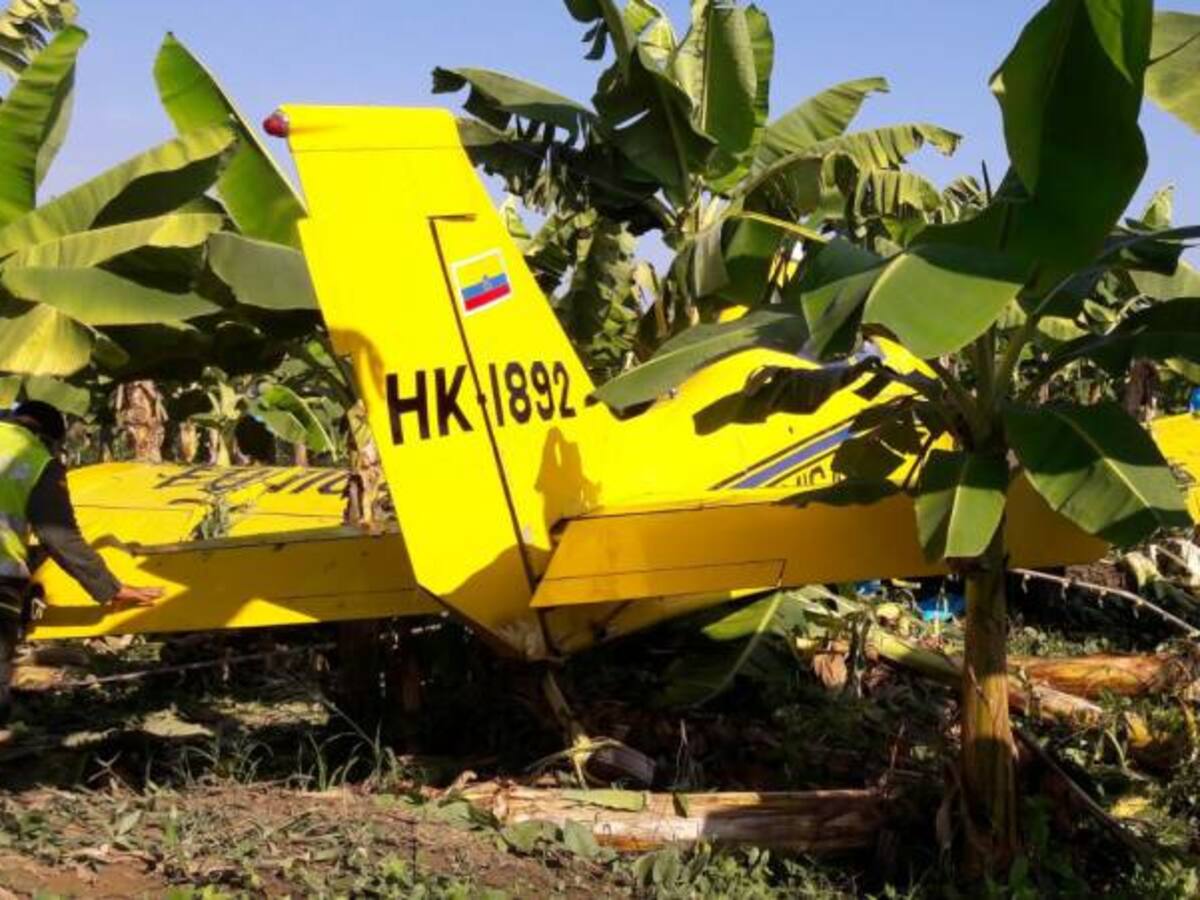 Dos personas heridas dejó accidente de avioneta en el departamento del Magdalena