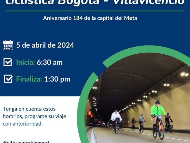 Travesía ciclística vía al Llano.