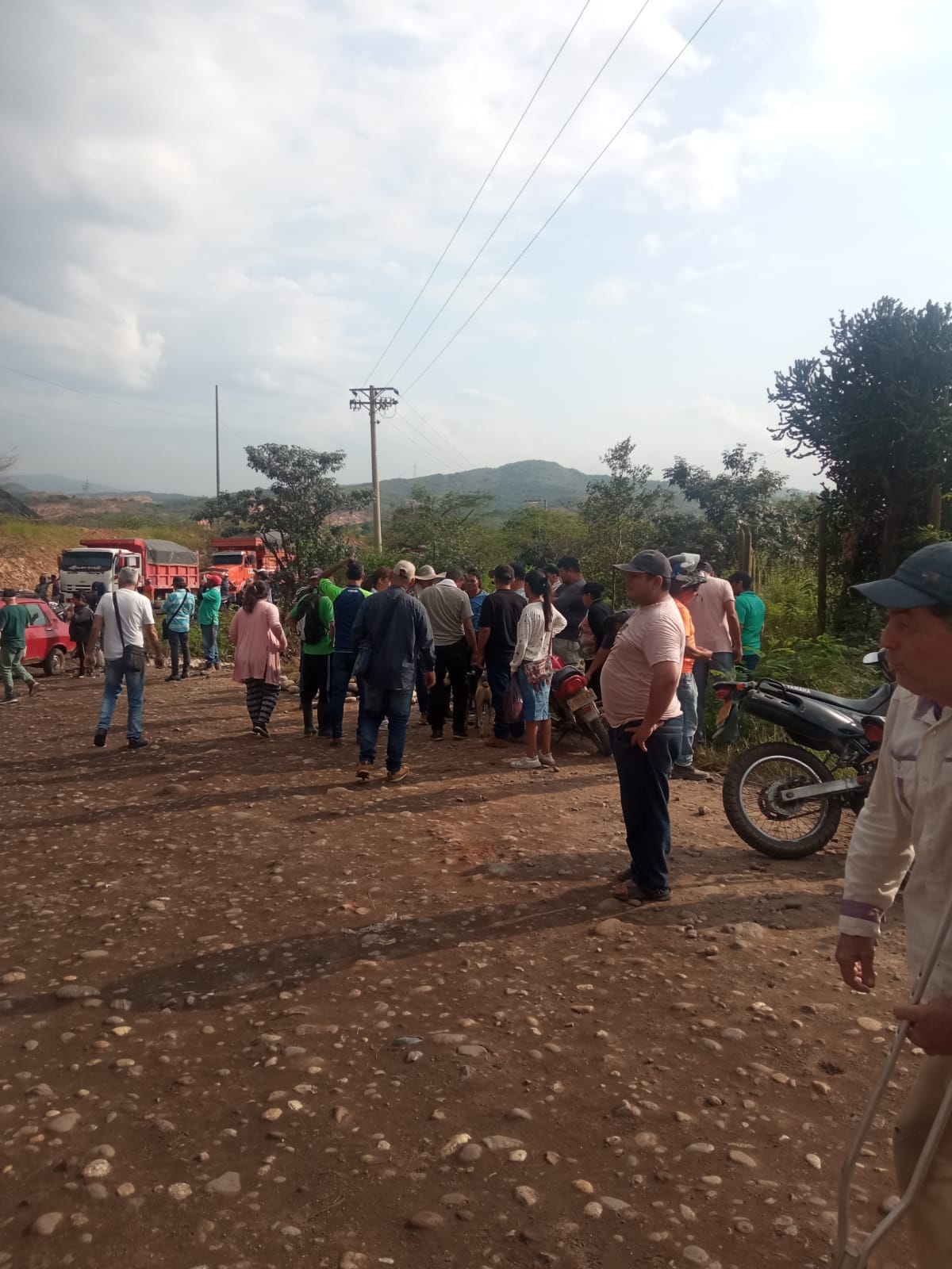 Protesta comunidad de Urimaco, Cúcuta / Foto: Cortesía