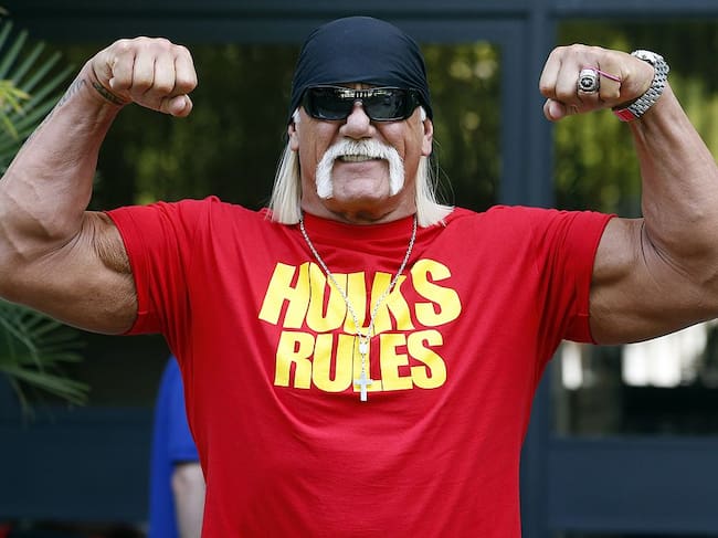 LONDON, UNITED KINGDOM - MAY 19: Hulk Hogan sighted at the ITV Studios in London, England. (Photo by Alex Huckle/GC Images)