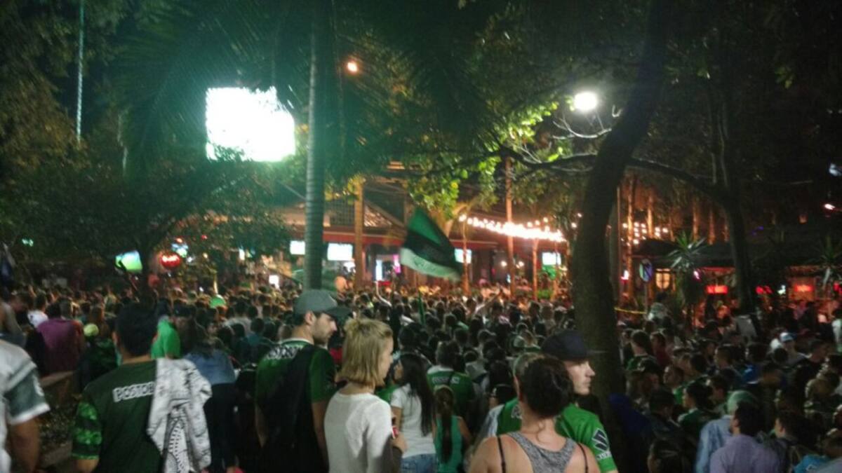 El goleador Miguel Borja fue el encargado de marcar el tanto del triunfo en el minuto 9.