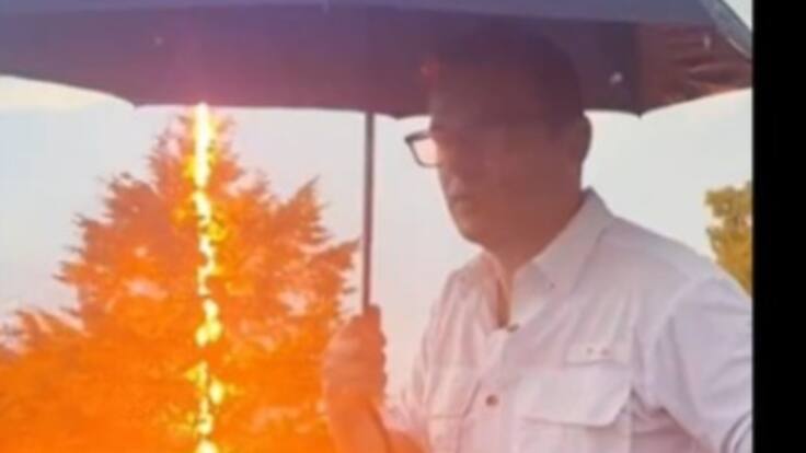 Juan Diego Alvira cuenta como casi lo mata un rayo