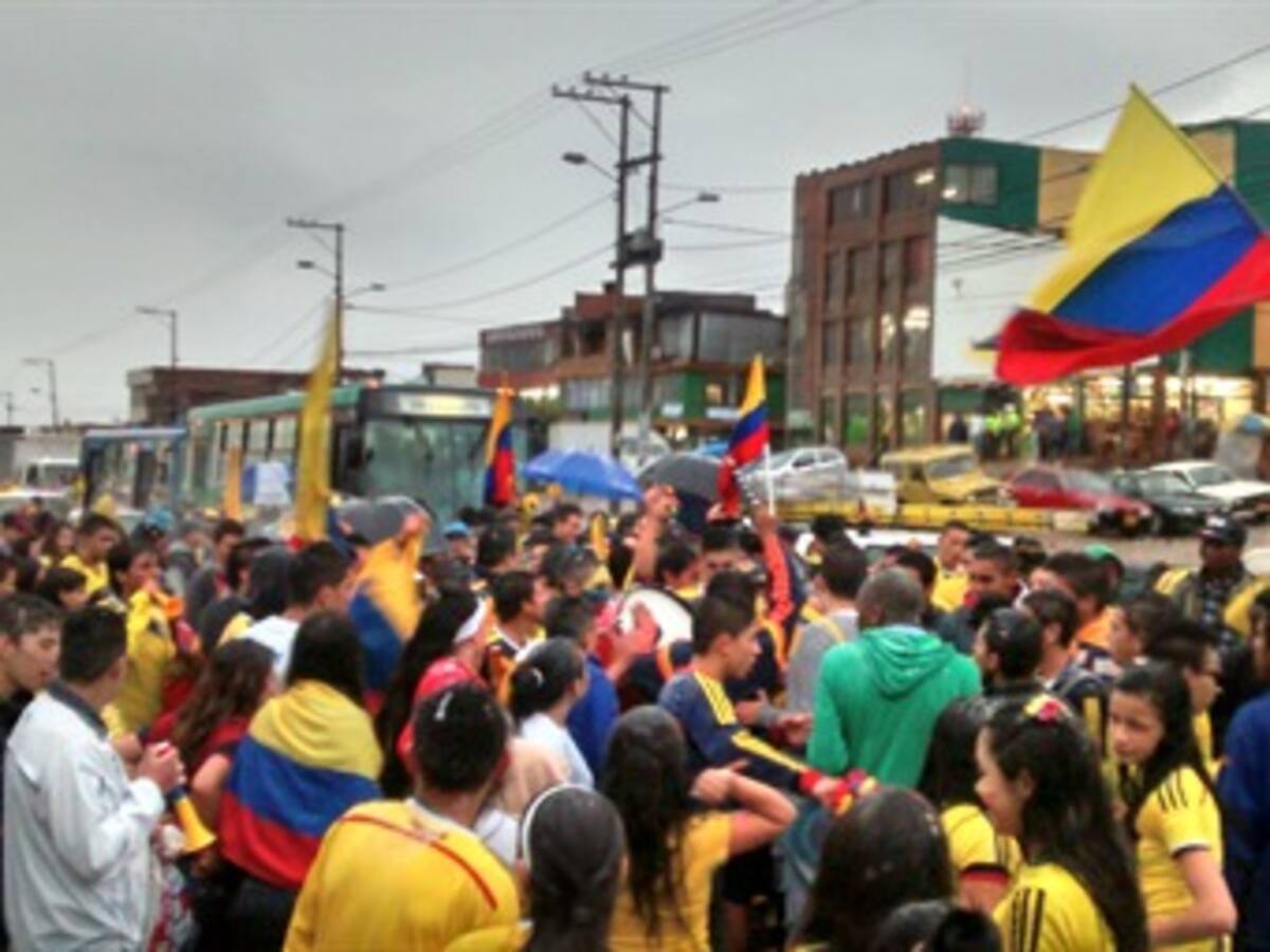 ​Bloqueos en el sur de Bogotá tras eliminación de Colombia