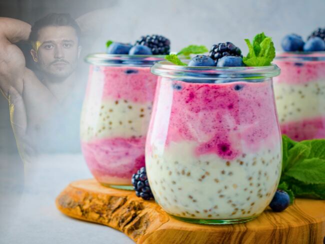 Este licuado proteico ayuda a ganar músculo: Tiene chía y avena,