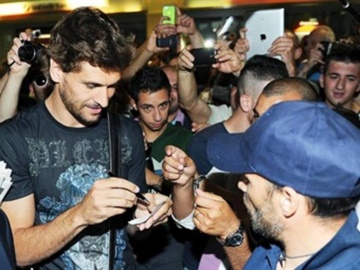 Fernando Llorente llega a Turín para ser presentado como jugador de Juventus