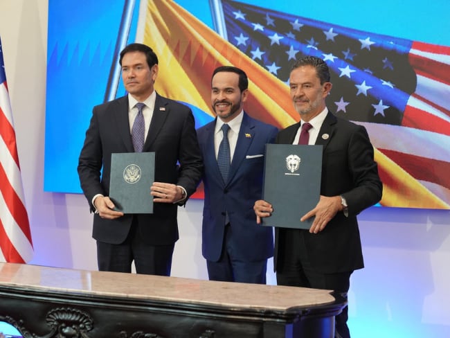 Colombia y EE. UU. firman “Acuerdos de Barranquilla” para reconstrucción, economía y seguridad. Cuenta de X @SecRubio