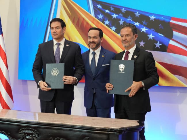 Colombia y EE. UU. firman “Acuerdos de Barranquilla” para reconstrucción, economía y seguridad. Cuenta de X @SecRubio