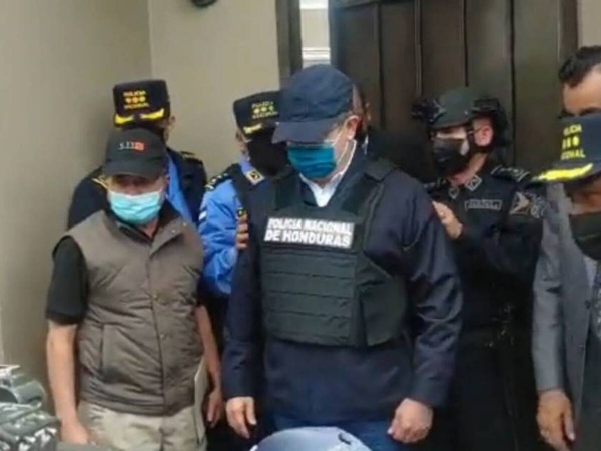 Capturan expresidente hondureño acusado de vínculos con narcotráfico