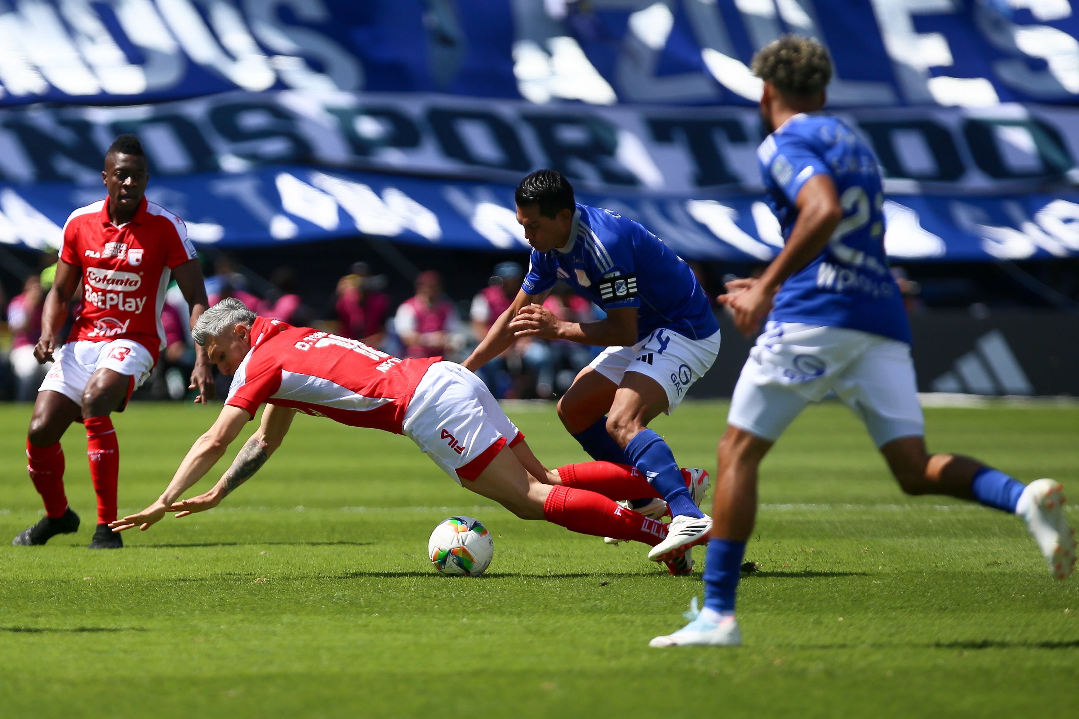 Santa Fe y Millonarios se enfrentará el próximo 2 de septiembre en El Campín. (Colprensa - Lina Gasca).