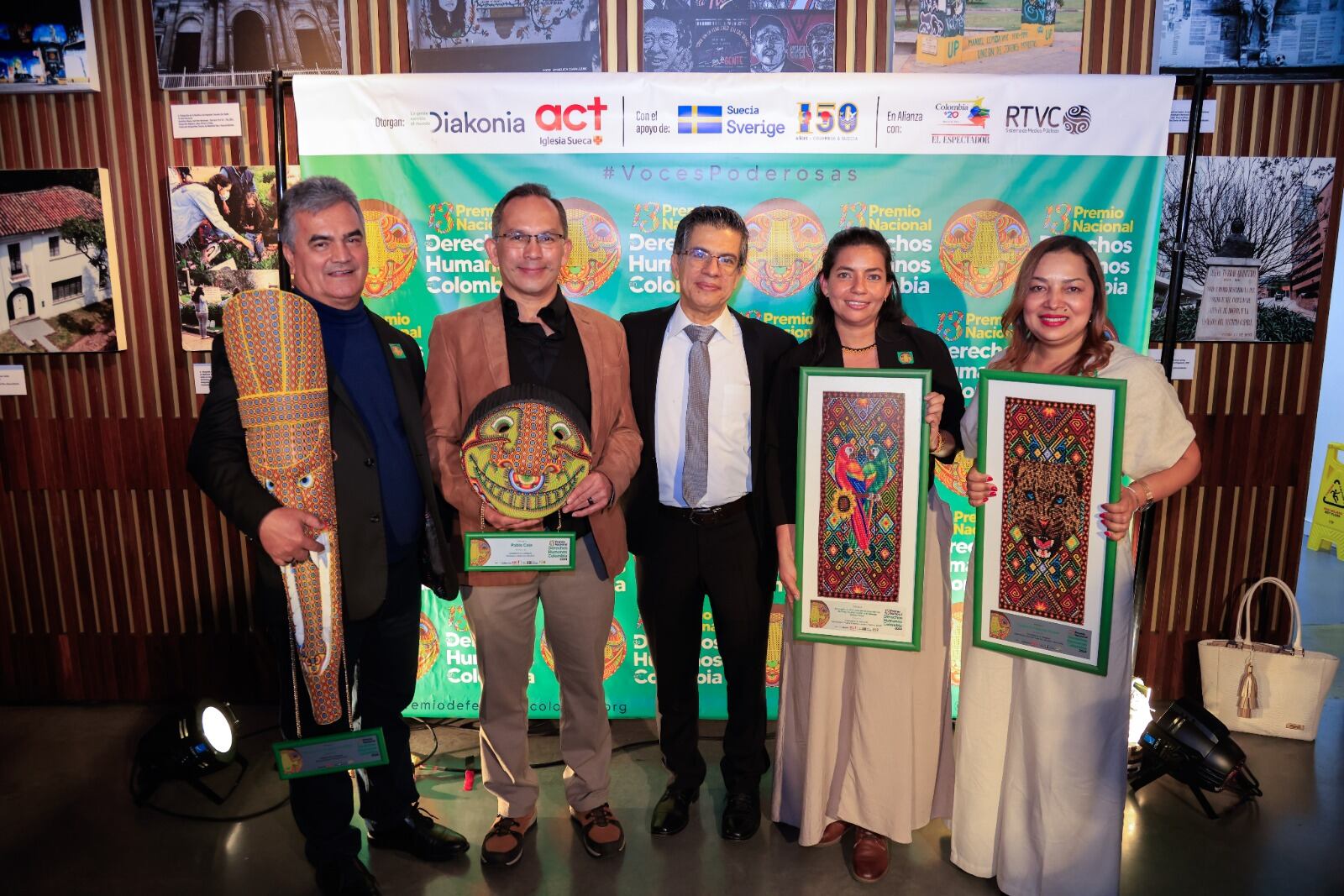 Ganadores del Premio Nacional de Derechos Humanos 2024.